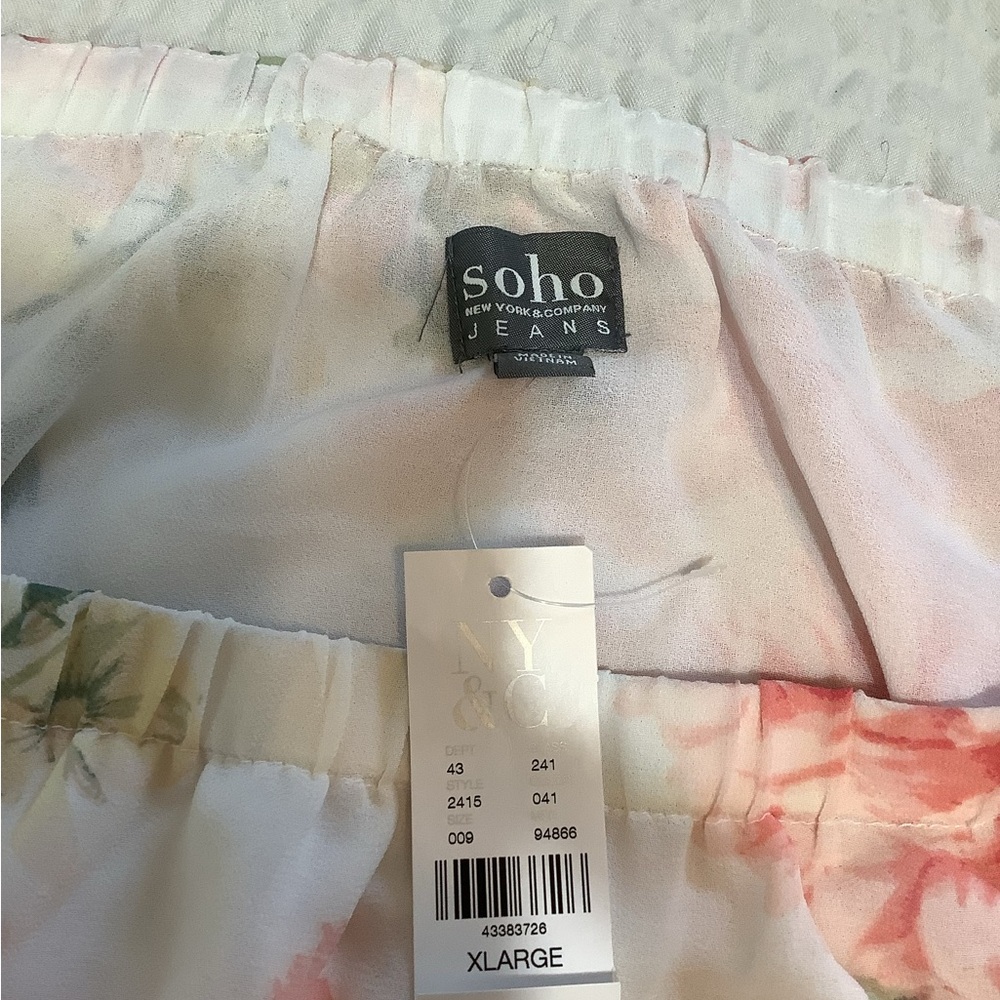 Soho Cream Off-Shoulder Sailor Collar Blouse - Picture 3 of 3